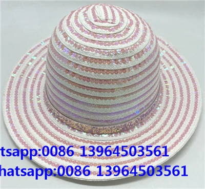 Chapeau d'été à paillettes pour femme
