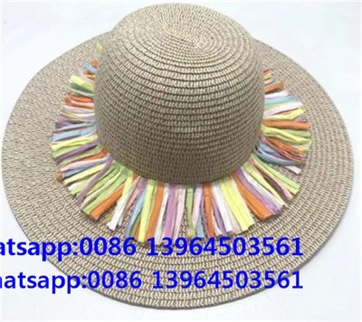 Chapeau de paille tendance pour femme