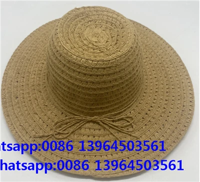 Chapeau de soleil d'été à large bord pour femme