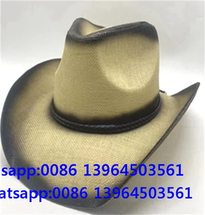 Chapeau de paille vintage Big Eaves Tralve