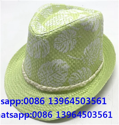 Chapeau de cowboy vert avec peinture