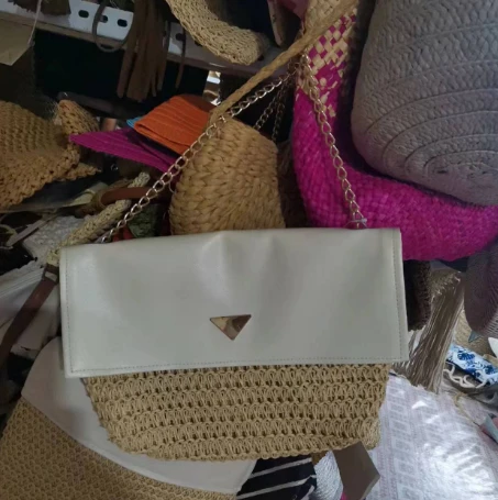 Sac de plage de grande taille à la main de grande taille