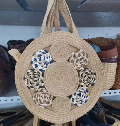 Sac à bandoulière pour femmes en forme ronde