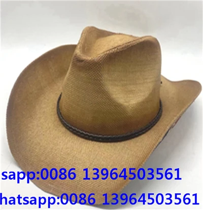 Chapeau Fedora en paille pour homme