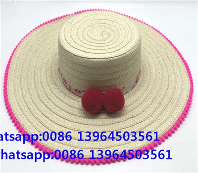 Chapeau de soleil de plage blanc pour fille, chapeau de fête