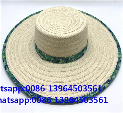 Casquette tissée durable avec fibres naturelles