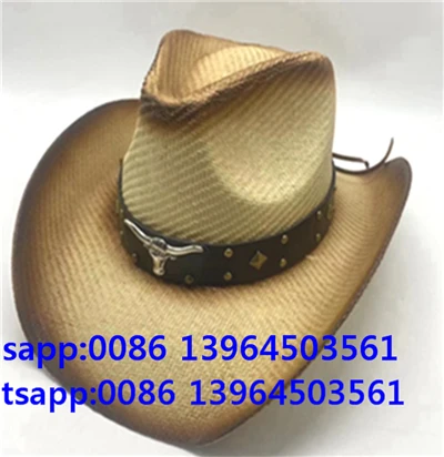 Chapeau western à plis moelleux pour éleveur de bétail