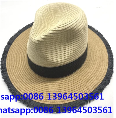 Chapeau de soleil en paille d'été