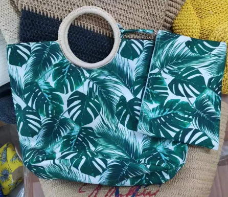 Sac de plage tropical pour femmes, un ensemble