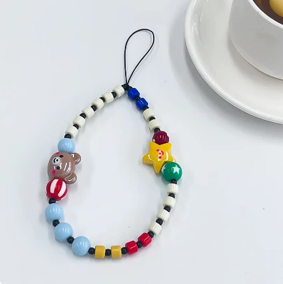 Porte-clés en bandoulière pour téléphone portable fait à la main