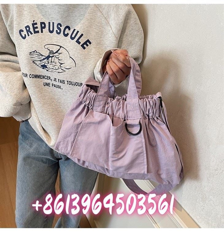 Sac à bandoulins en nylon Double poignées