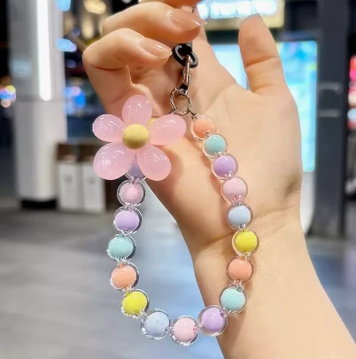 Bracelet à breloques pour téléphone portable pour fille