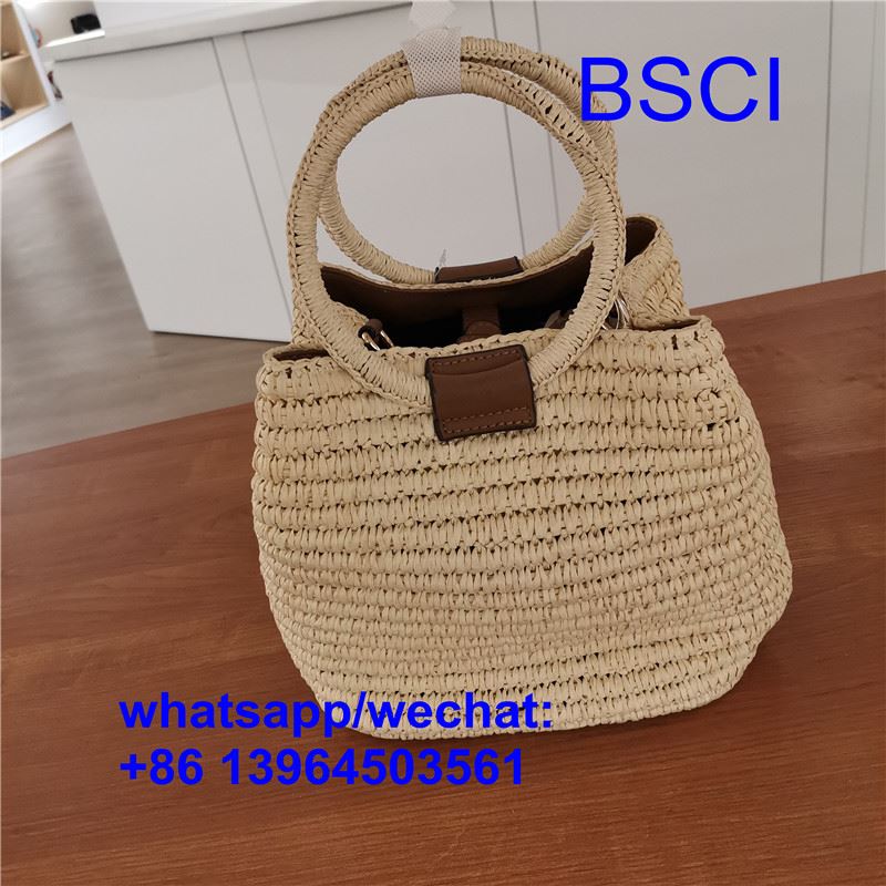 Sac de shopping en paille pour l'été