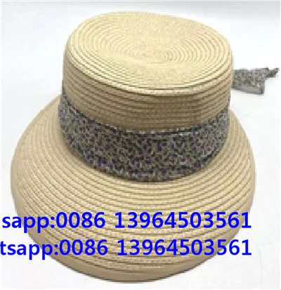 Accessoires Fille Chapeau Femme Plage Avec Foulard Léger