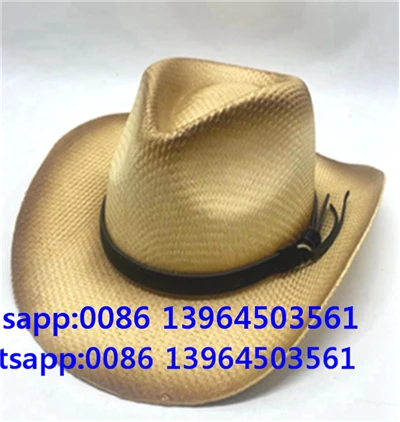 Chapeau Fedora en papier uni avec peinture en aérosol marron
