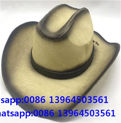 Chapeau de cowboy vintage vieilli pour homme
