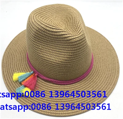 Chapeau de paille de cow-girl de jazz d'été