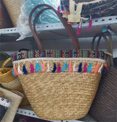 Sac de paille blé coloré