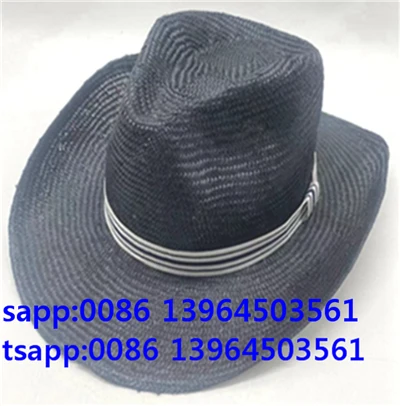 Chapeau Fedora noir pour homme, chapeau Panama d'extérieur
