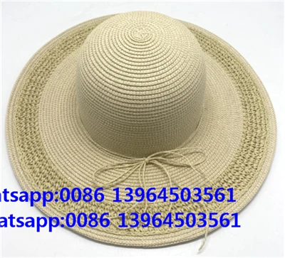 Chapeau pour femme avec nœud et élégant chapeau de plage tendance