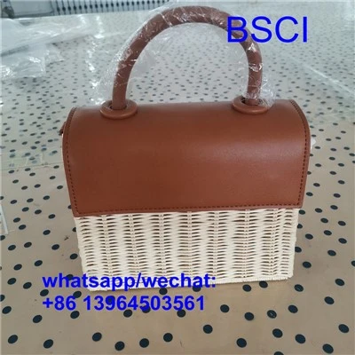 Sac cabas chic en paille tissée