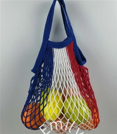 Sacs de filet d'achat en maille en coton