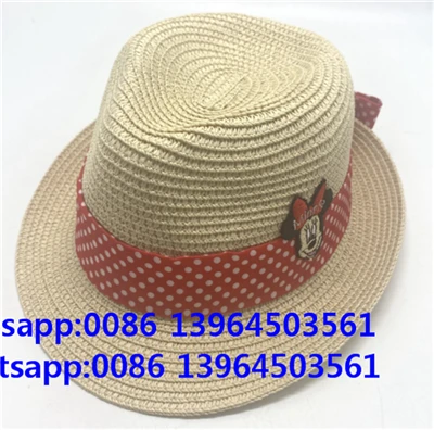 Accessoires en tissu de paille pour bébé Chapeau pour enfant