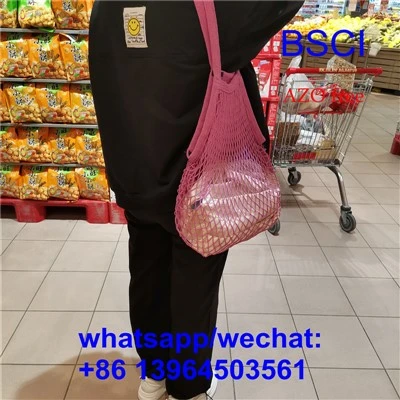 Sac à provisions en filet de tortue en maille