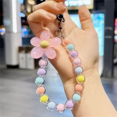 Bracelet à breloques pour téléphone portable pour fille