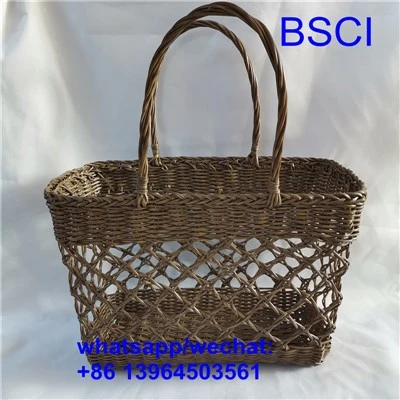 Sac de plage tissé en plastique
