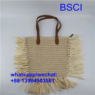 Sacs de plage en paille d'été