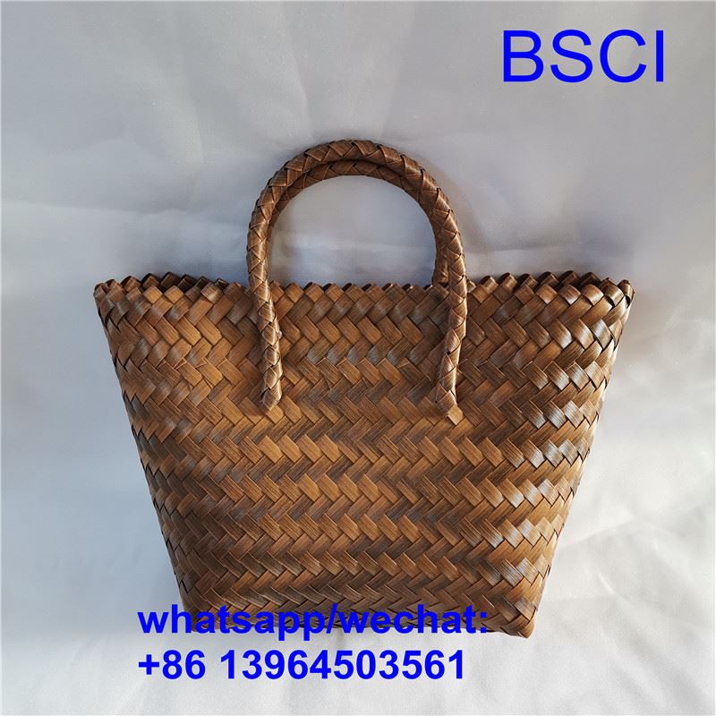 Panier de rangement tissé pour faire du shopping