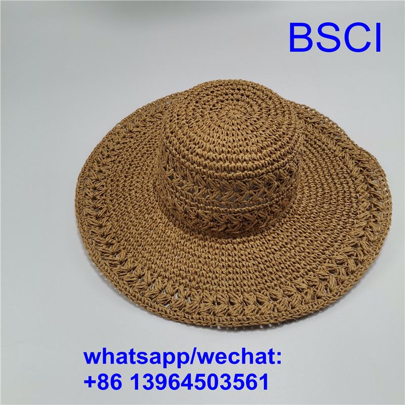 Chapeaux de plage de jeunes dames